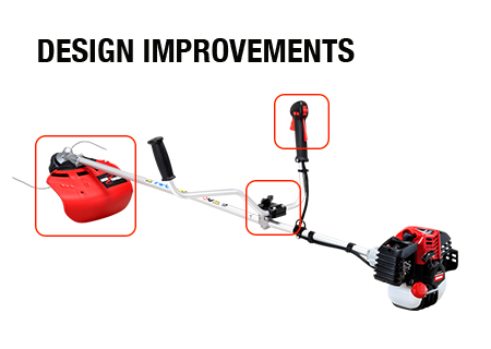 Changes on selected trimmers and brushcutters 
