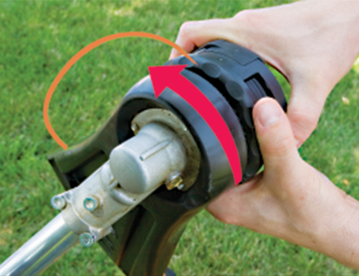 3. Twist top disc.